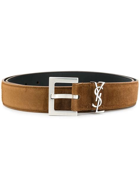 real ysl belts for cheap|saint laurent monogram suede belt.